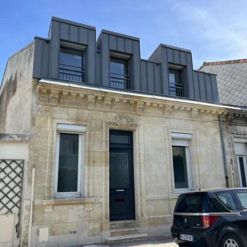 Surélévation et réhabilitation d'une Echoppe Parc Bordelais